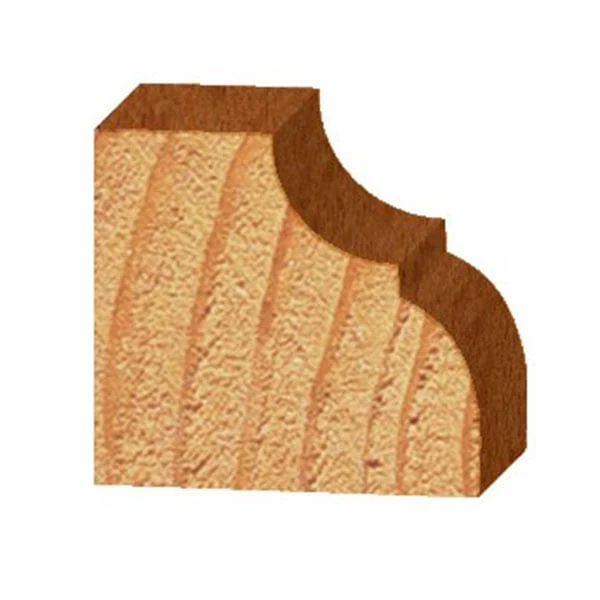 3210 Cove And Bead Router Bit 1/4" SH 1/4" R 1-5/16" D X 5/8" CL X 2-1/8" OL - Image 2