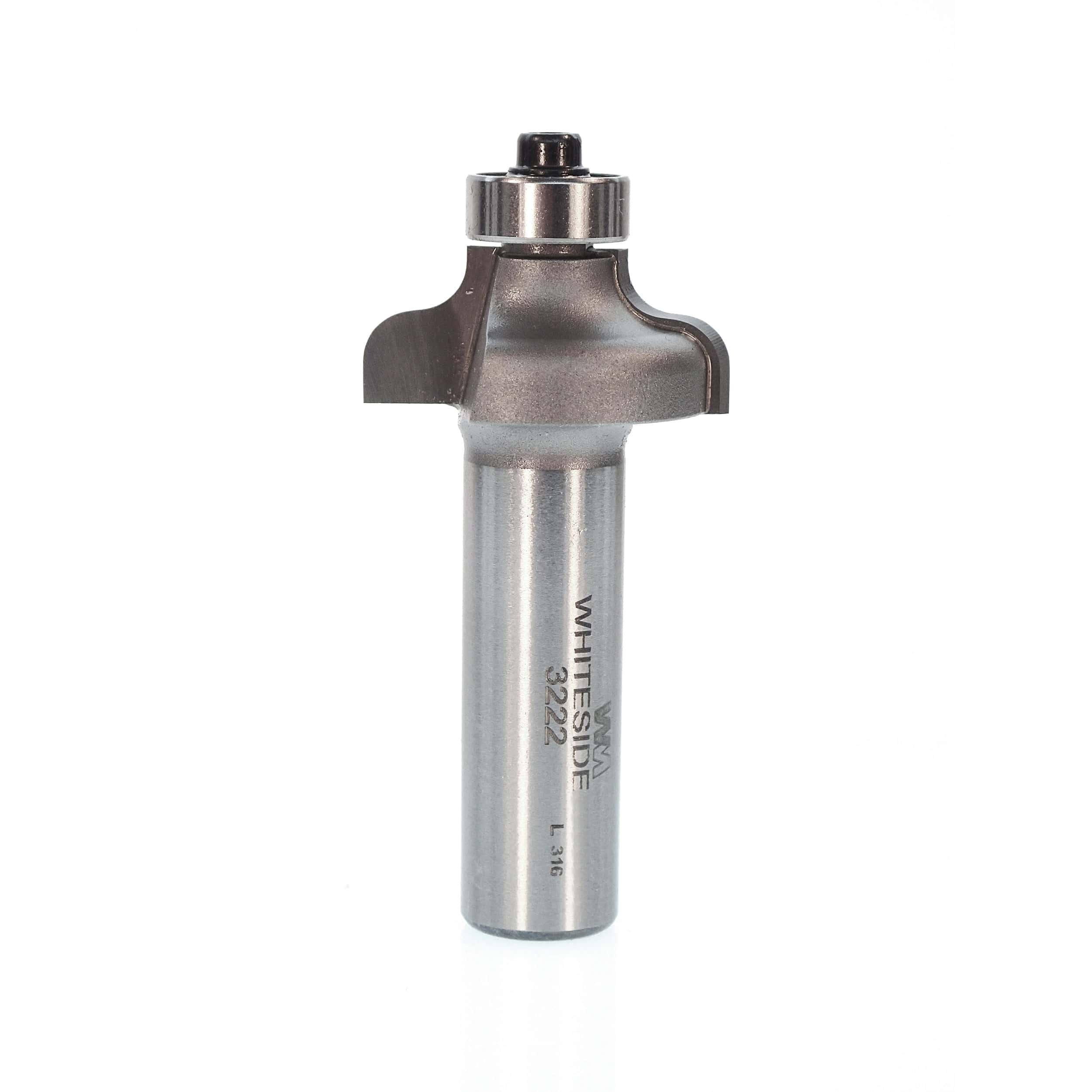 3222 Ogee Router Bit 1/2" SH 5/32" R 1-1/8" D X 1/2" CL X 2-1/4" OL