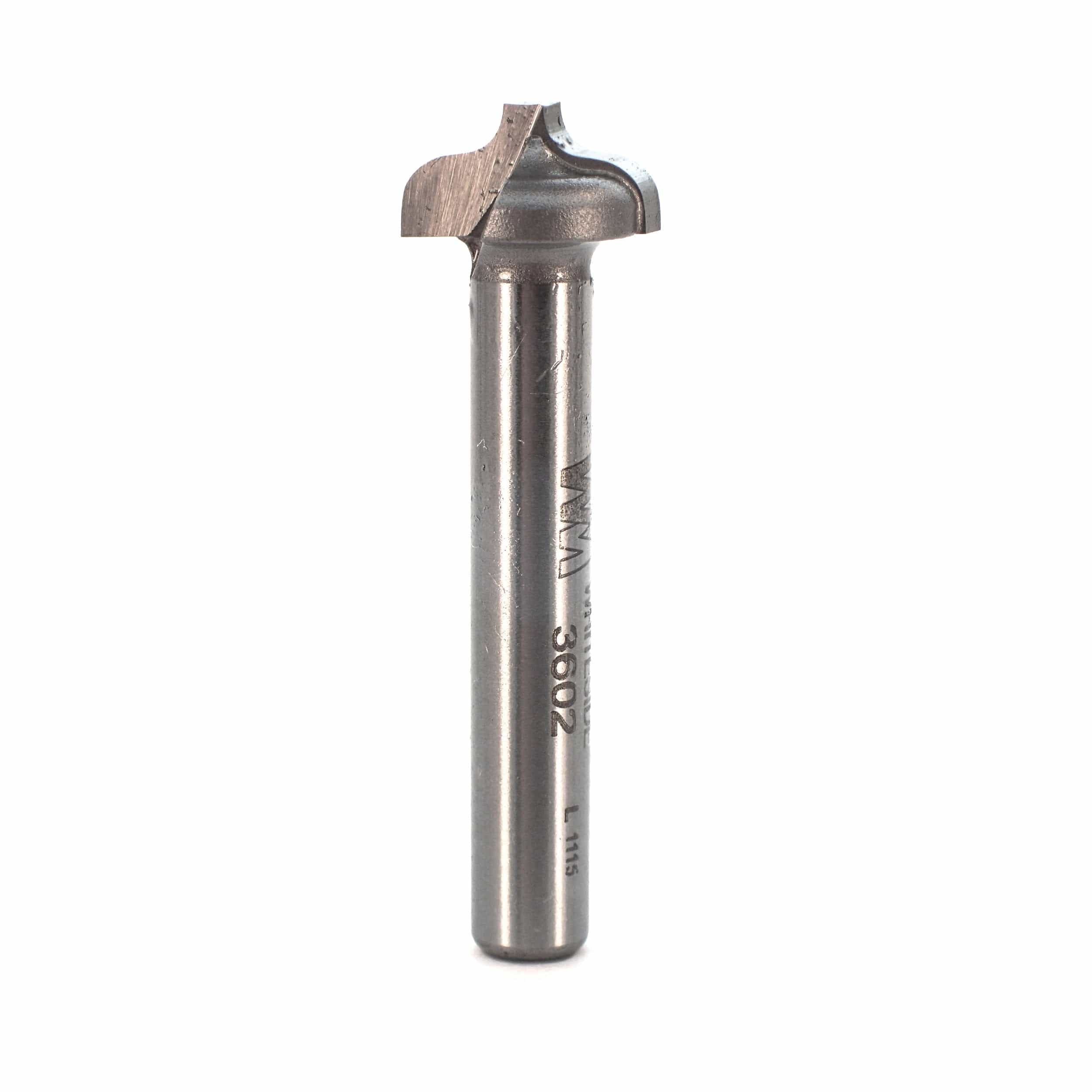 3602 Plunge Ogee Router Bit 1/4" SH 3/32" R 1/8" SD X 1/2" ld X 1/4" CL X 1-3/4" OL