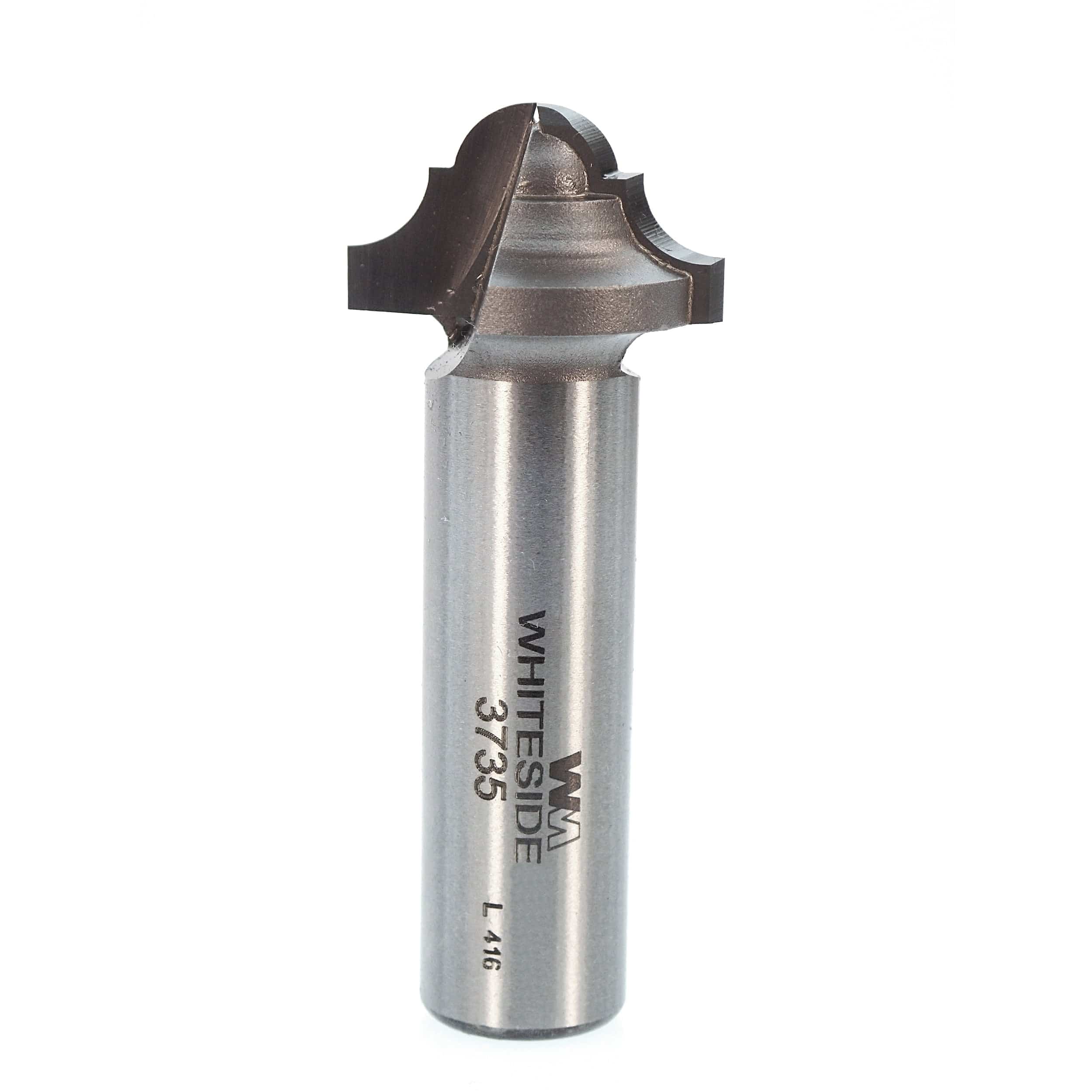 3735 Classical Round Bottom Router Bit 1/2" SH 3/16" R 7/8" D X 1/2" CL X 2-1/8" OL