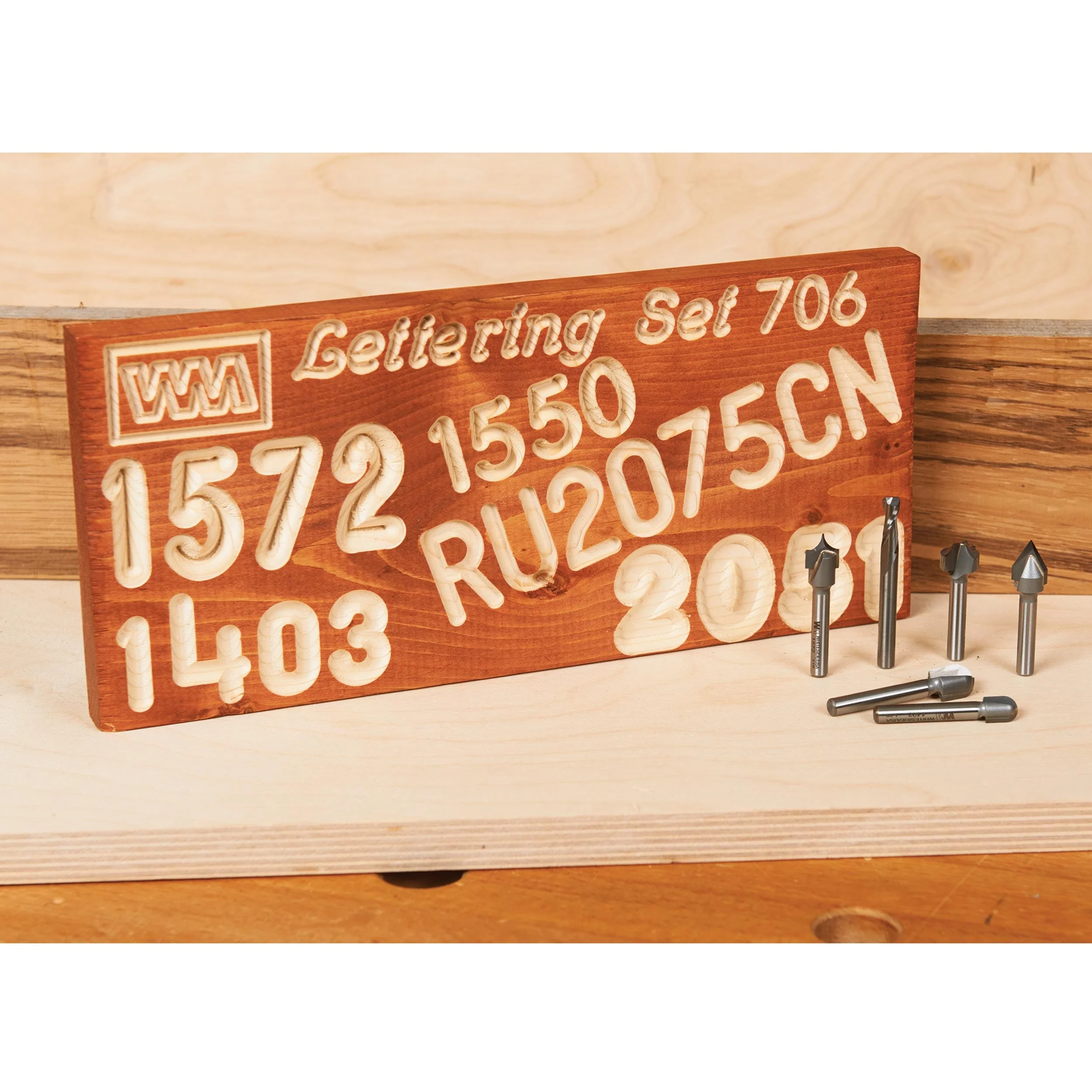 CNC Router Bit Set - 1/4" SH - Image 5