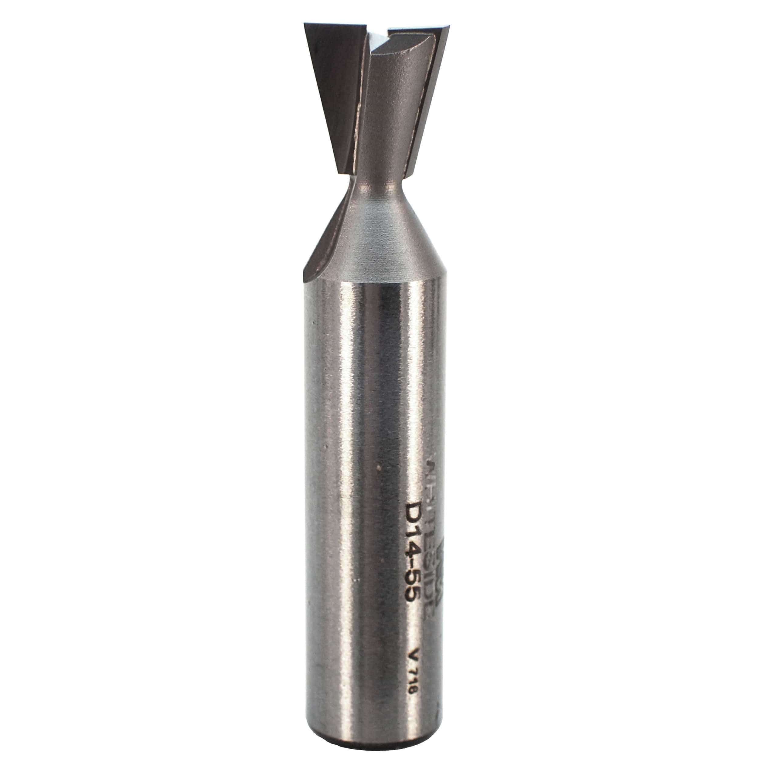 D14-55 Dovetail Router Bit 14 Degree 1/2" SH 1/2" D x 1/2" C x 2-1/2" OL