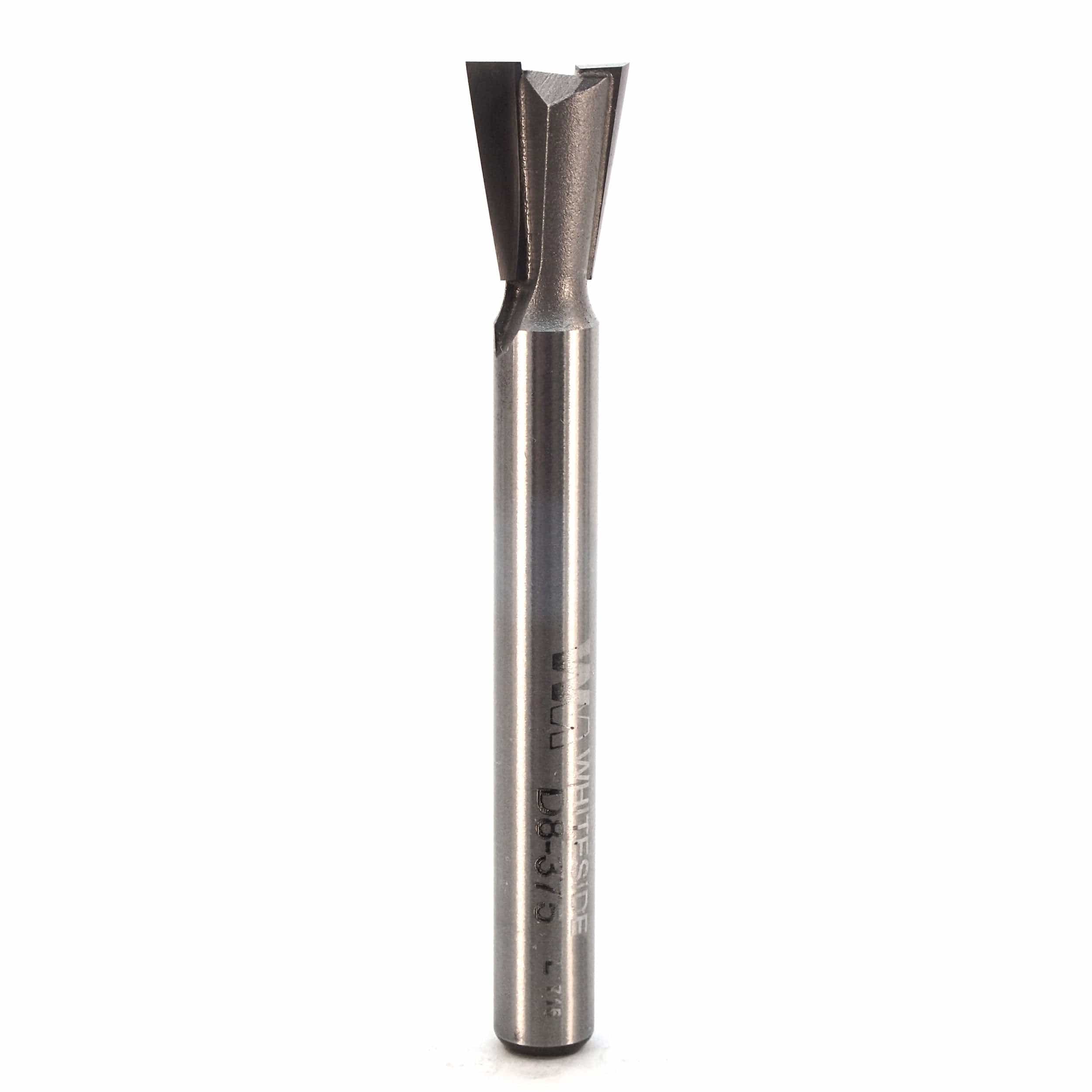 Eight Degree Dovetail Router Bit – 1/4" SH, 3/8" LD, 1/2" DOC