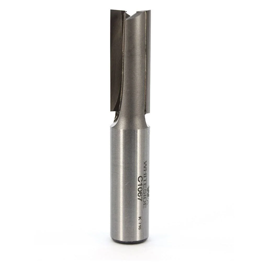 Double Flute Straight Cut CNC Router Bit - 1/2" SH