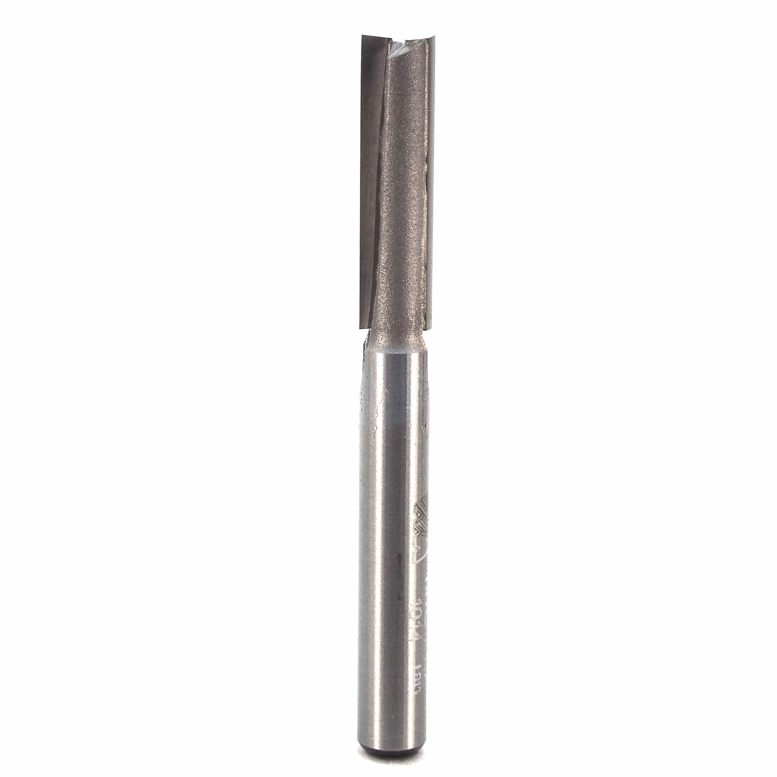 Double Flute Straight Cut Router Bit - 1/4" SH - Image 3