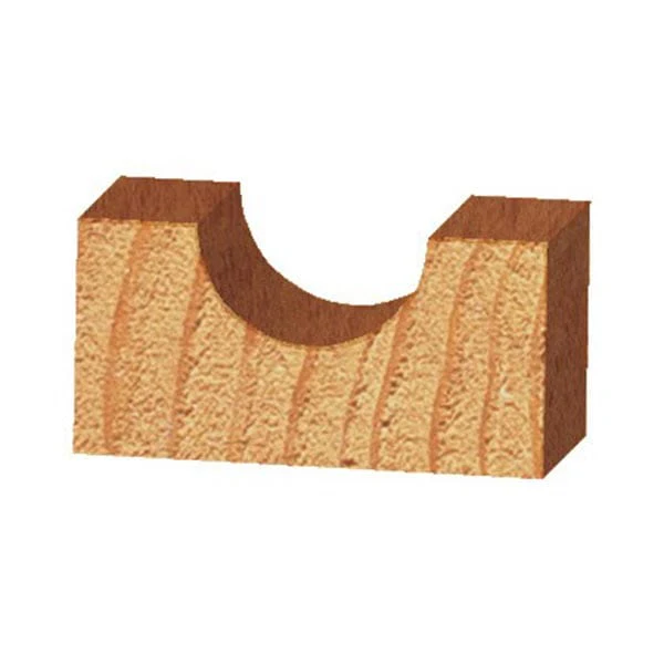 Round Nose / Core Box Router Bit - 1/4" SH - Image 4