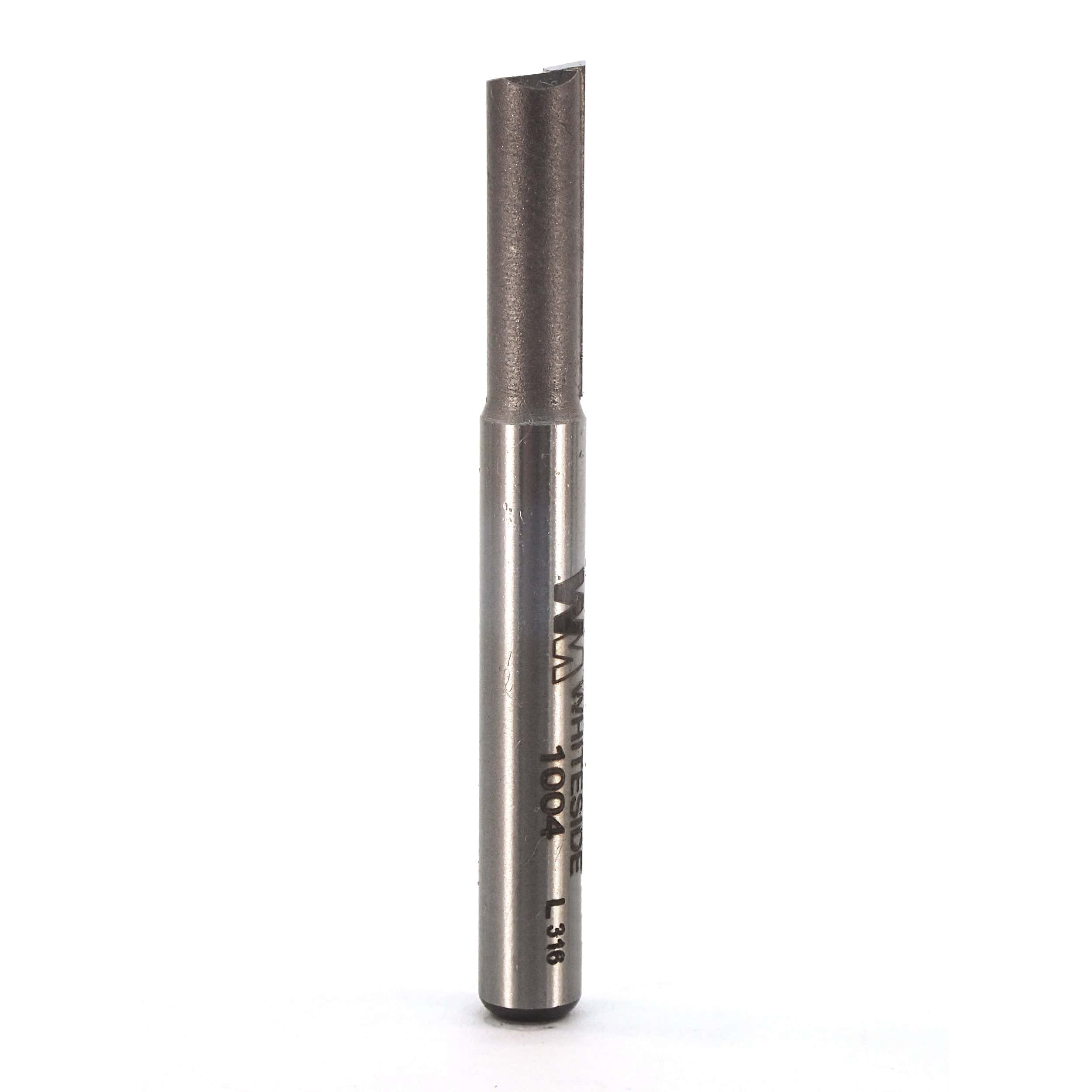 Single Flute Straight Router Bit - 1/4" SH