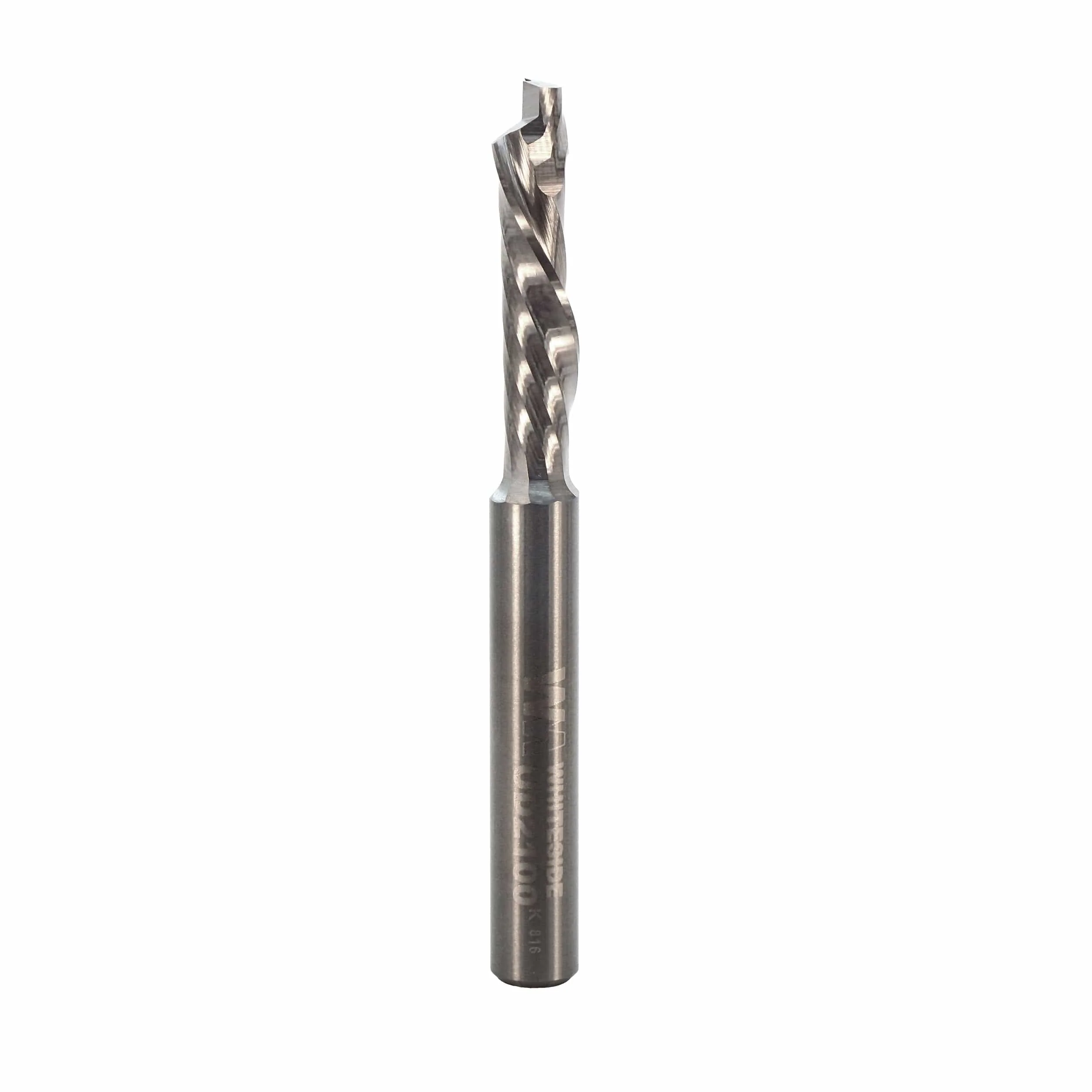Single Flute Up/Down Cut Spiral Router Bit - Solid Carbide