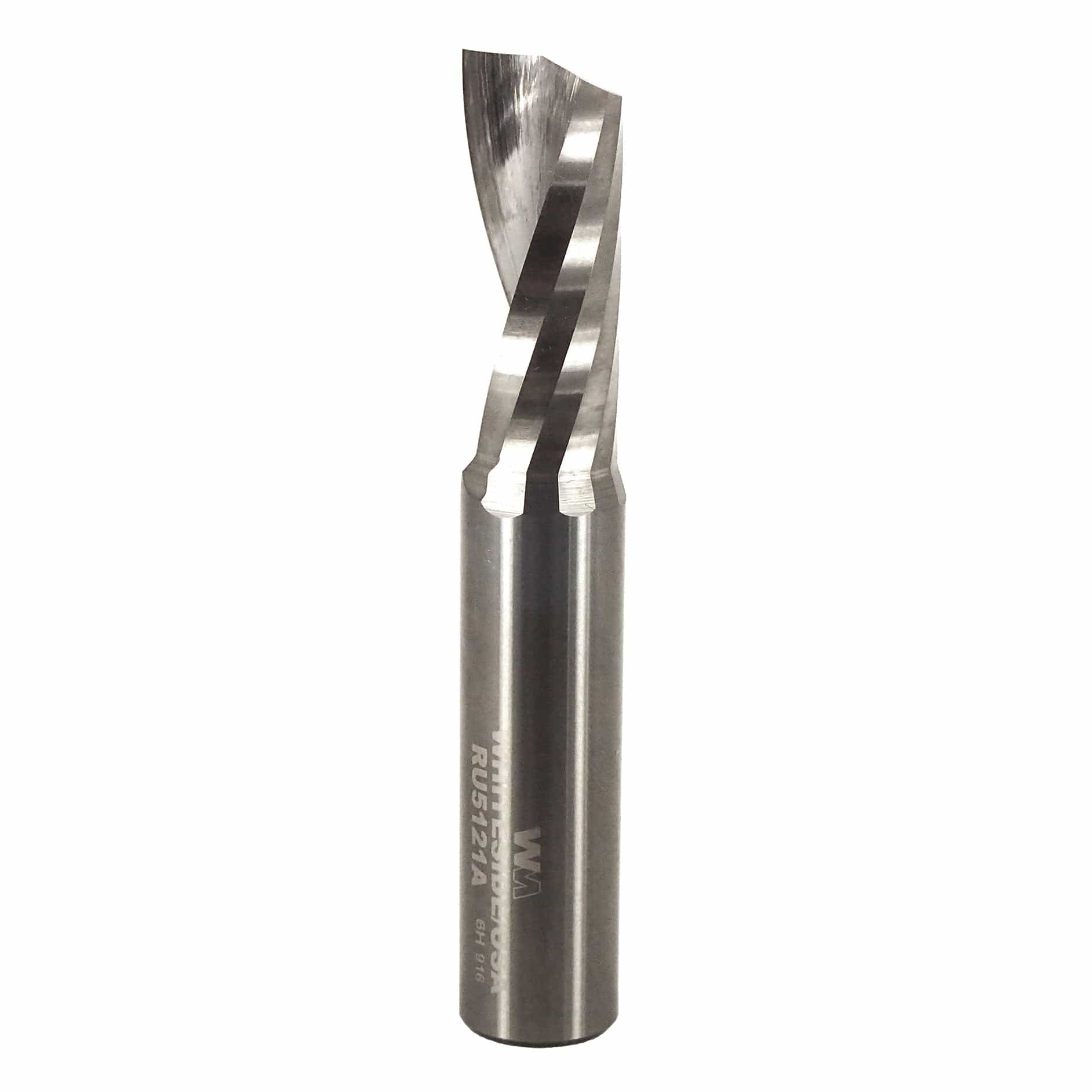 Single O-Flute Upcut Spiral Router Bit - 1/2" SH