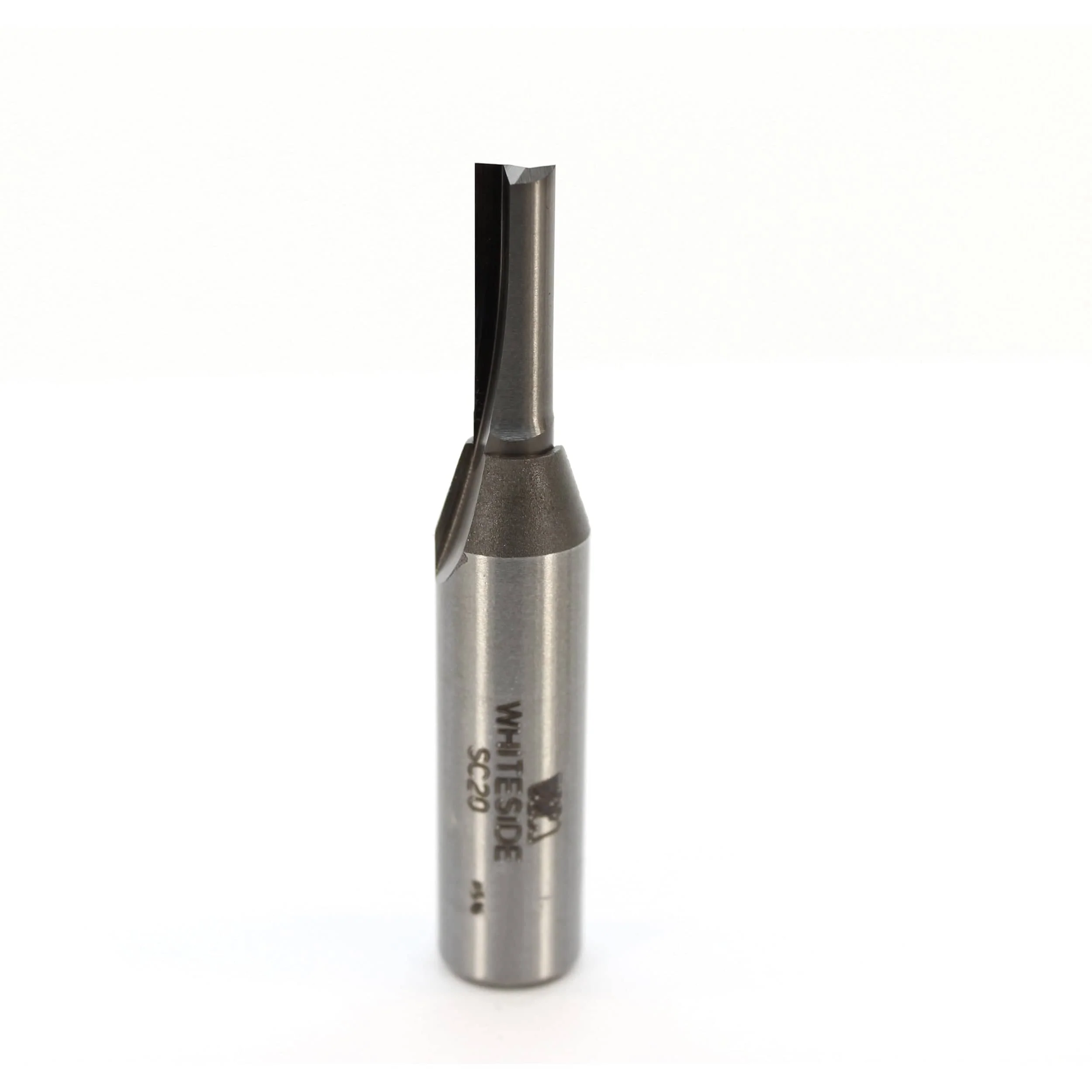 Solid Carbide Double Flute Straight Cut Router Bit - 1/2" SH