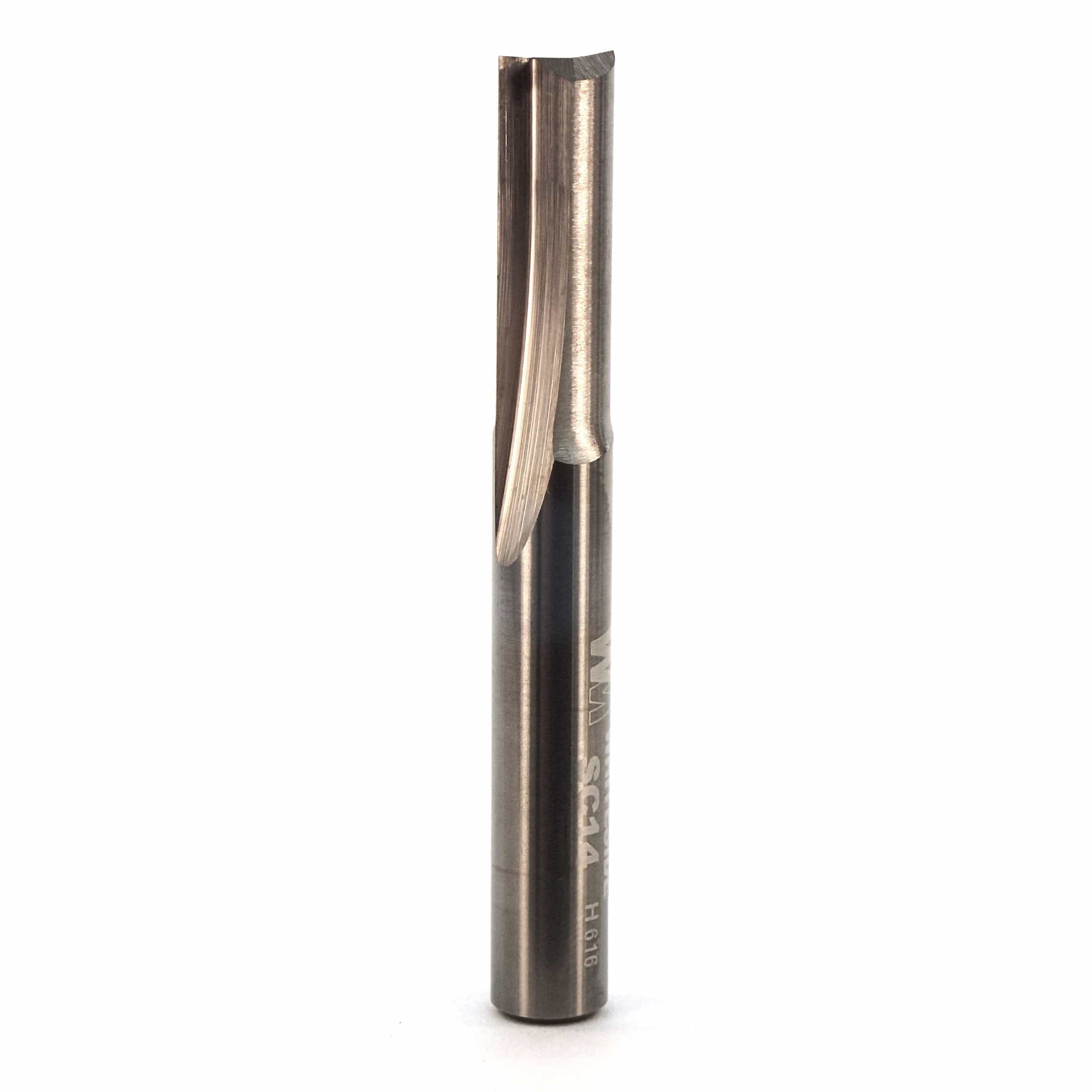 Solid Carbide Double Flute Straight Cut Router Bit - 1/4" SH - Image 8