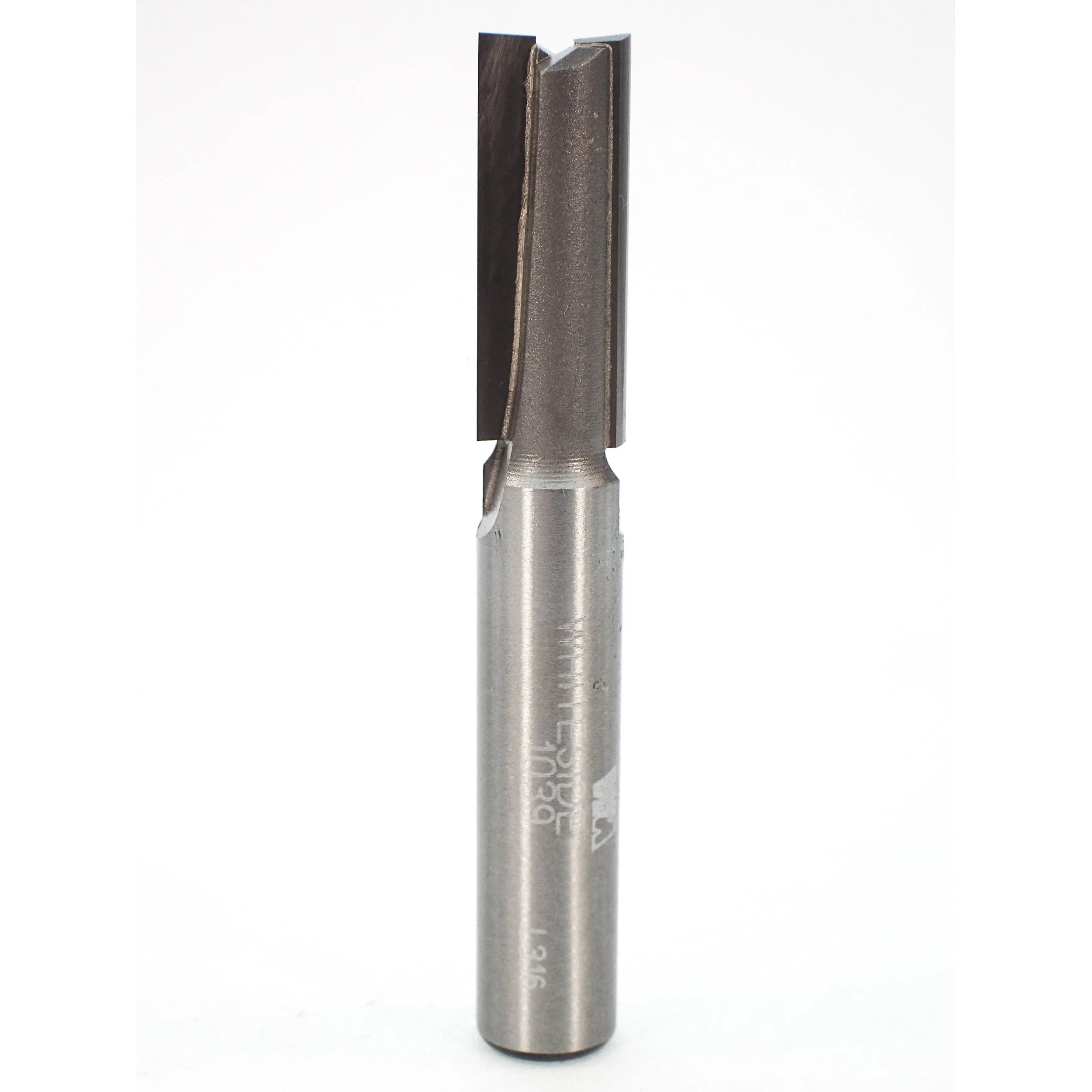 Straight Cut Double Flute Router Bit - 3/8" SH