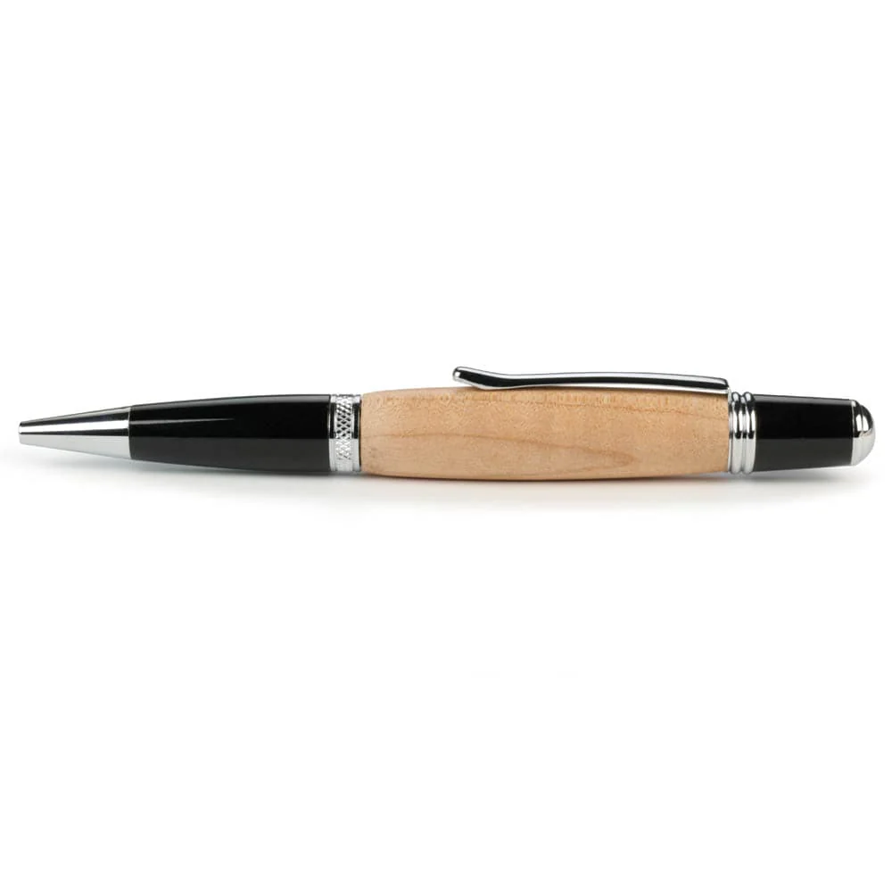 Flame Maple Pen Blank - 3/4" x 3/4" x 5" - Image 2