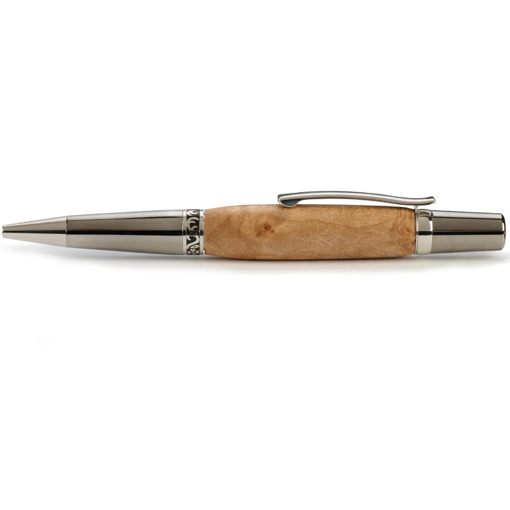 Quilted Maple Pen Blank - 3/4" x 3/4" x 5" - Image 2