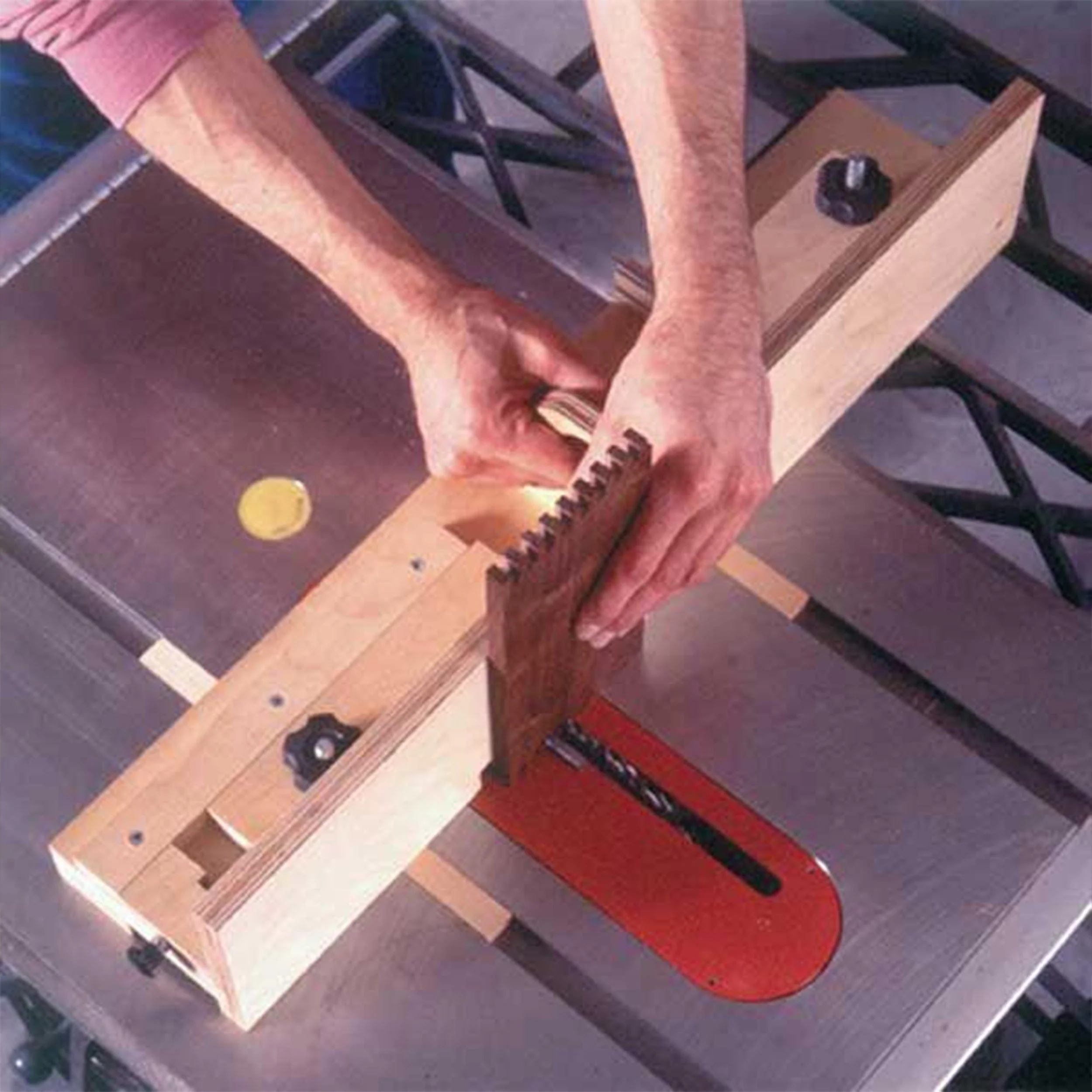 Downloadable Woodworking Project Plan to Build Box-Joint Jig Plan with a Penchant for Precision
