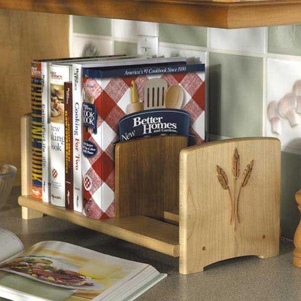 Downloadable Woodworking Project Plan to Build Chef's Bookshelf
