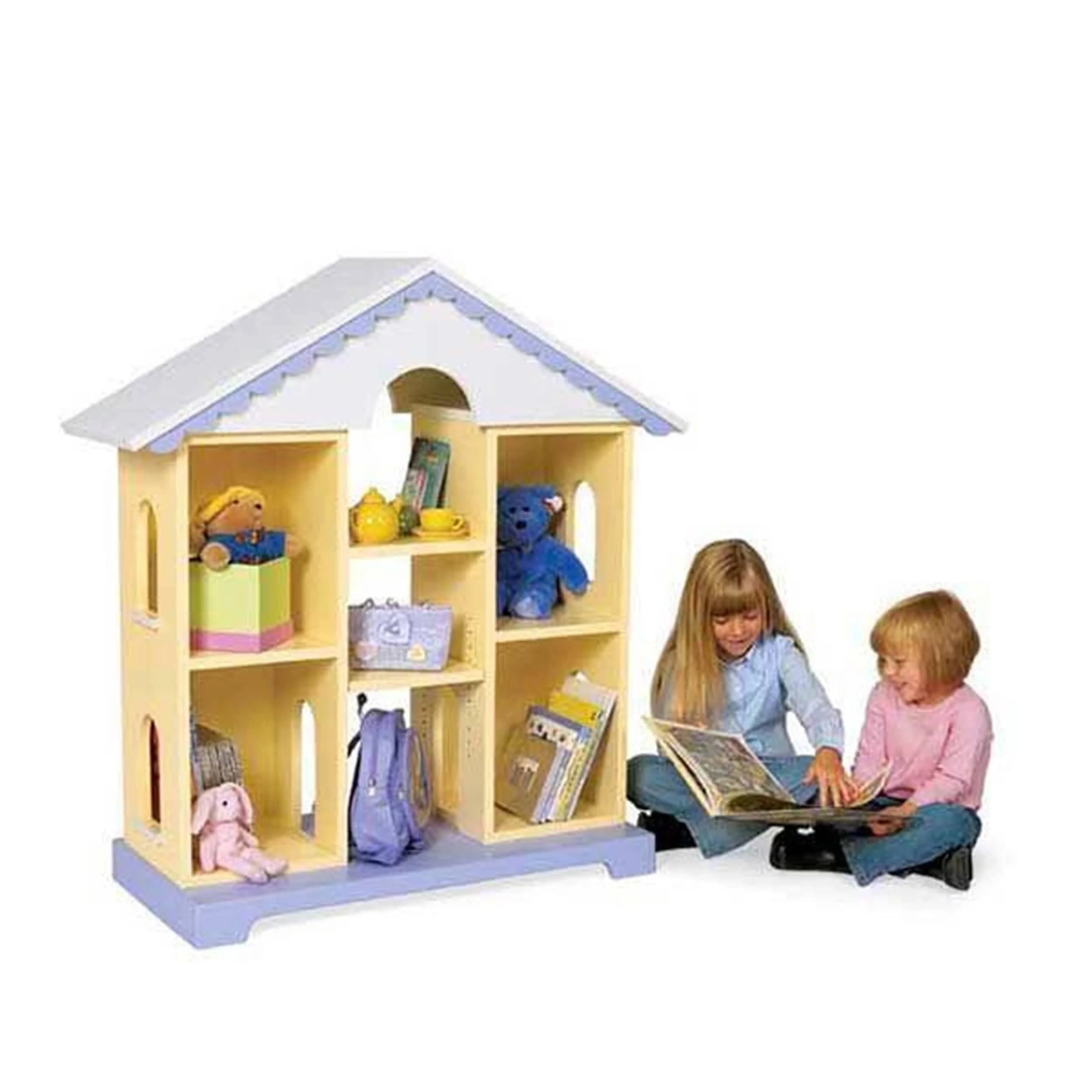 Downloadable Woodworking Project Plan to Build Storybook Storage