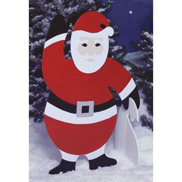 Woodworking Project Paper Plan to Build 4 ft. Santa