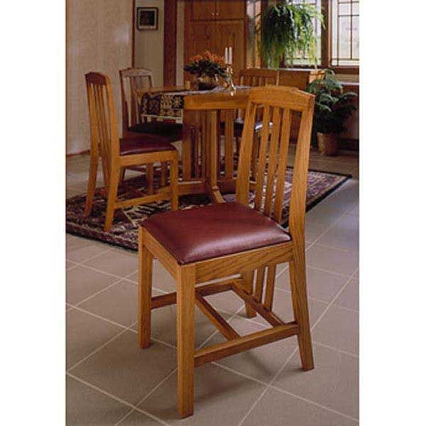 Woodworking Project Paper Plan to Build Arts and Crafts Dining Chairs