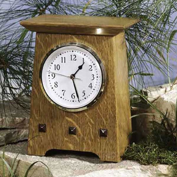 Woodworking Project Paper Plan to Build Arts & Crafts Clock