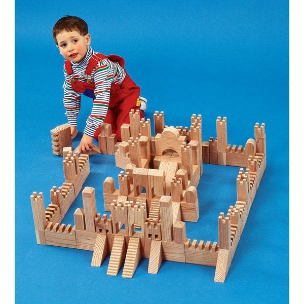 Woodworking Project Paper Plan to Build Building Block Castle