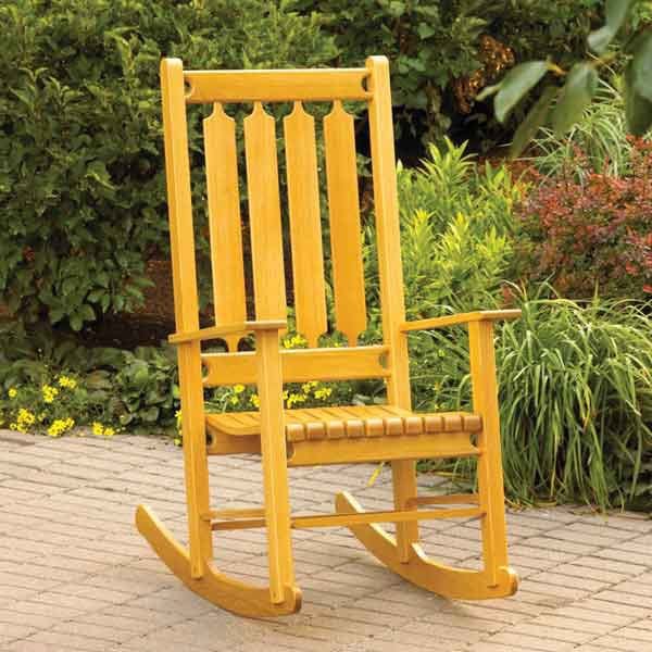 Woodworking Project Paper Plan to Build Classic Rocker