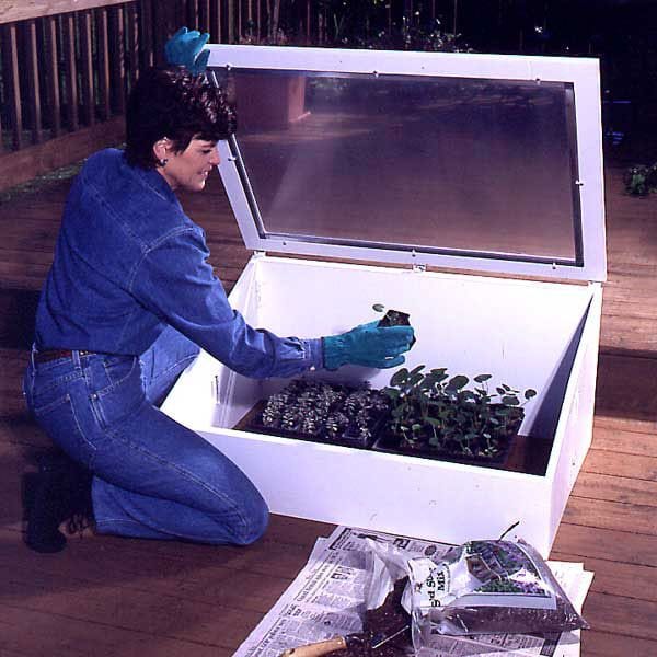 Woodworking Project Paper Plan to Build Cold Frame