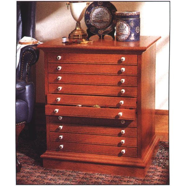 Woodworking Project Paper Plan to Build Collector's Cabinet
