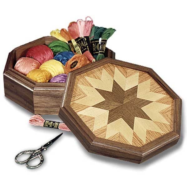 Woodworking Project Paper Plan to Build Country All-Star Keepsake Box