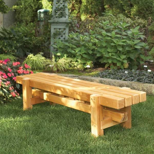 Woodworking Project Paper Plan to Build Durable, Doable Outdoor Bench