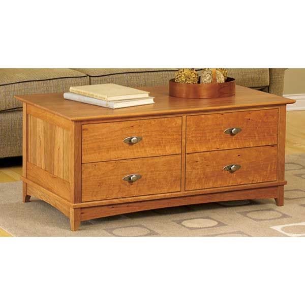 Woodworking Project Paper Plan to Build Entertainment Center Coffee Table