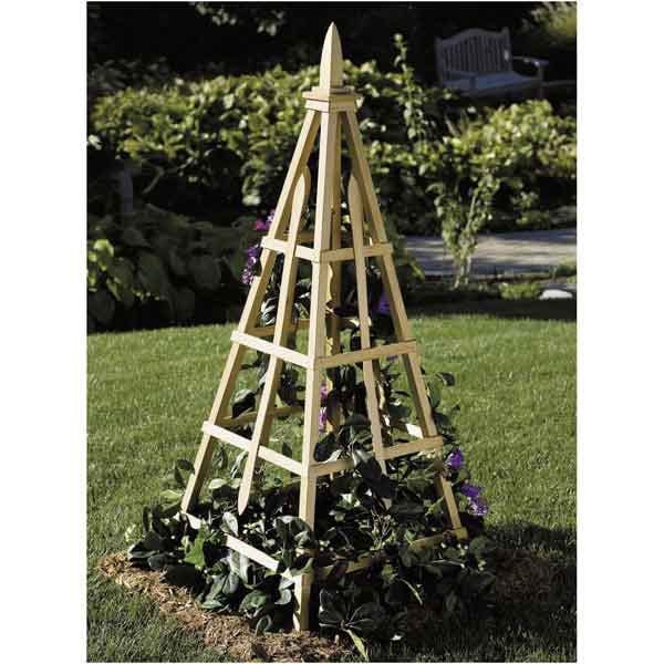 Woodworking Project Paper Plan to Build Flower Tuteur