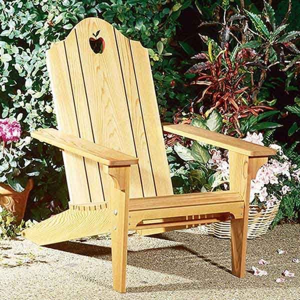 Woodworking Project Paper Plan to Build Folding Adirondack Chair