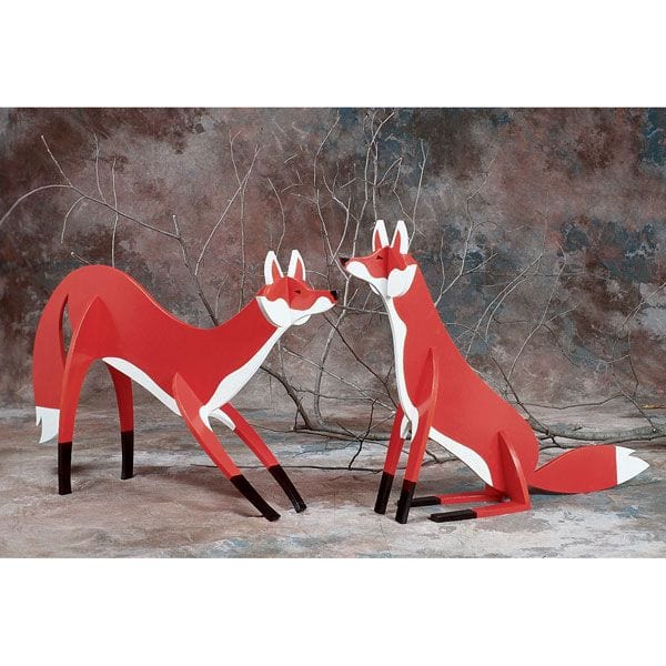 Woodworking Project Paper Plan to Build Front Yard Foxes