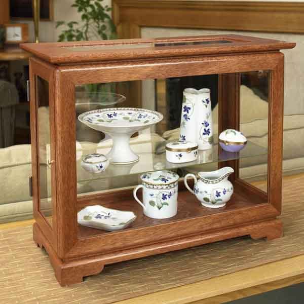 Woodworking Project Paper Plan to Build Full-View Display Case