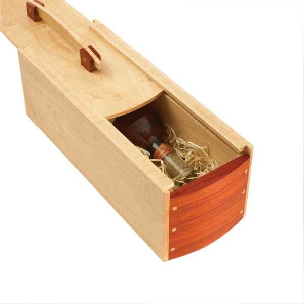 Woodworking Project Paper Plan to Build Gift-Perfect Wine Box