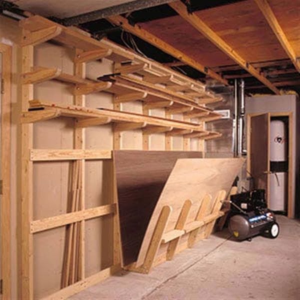 Woodworking Project Paper Plan to Build Lumber Storage Rack