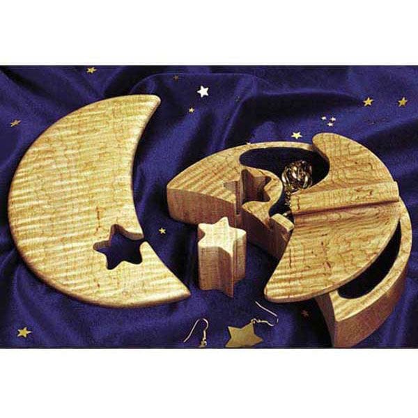 Woodworking Project Paper Plan to Build Lunar Jewelry Box