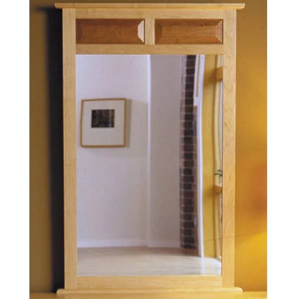 Woodworking Project Paper Plan to Build Maple & Cherry Mirror