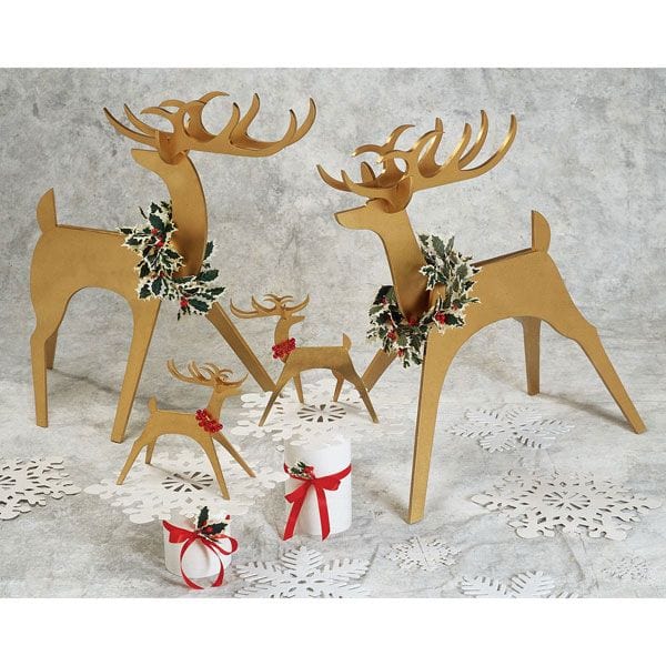 Woodworking Project Paper Plan to Build Medium & Tabletop Stylish Reindeer