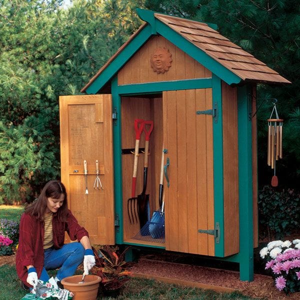 Woodworking Project Paper Plan to Build Mini Garden Shed