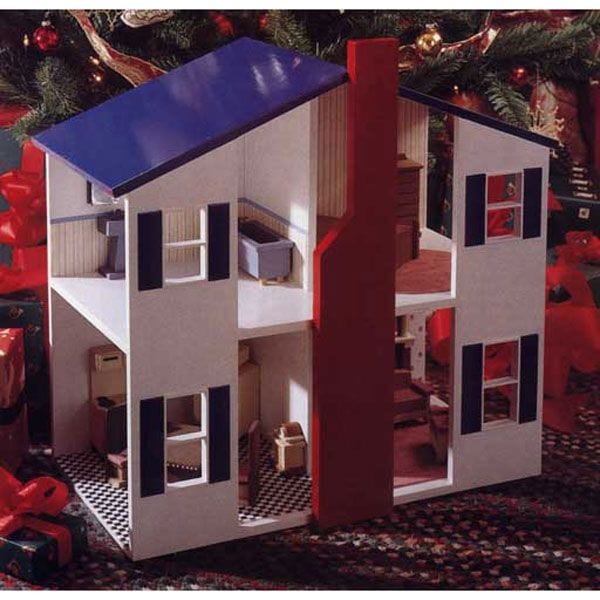 Woodworking Project Paper Plan to Build Open House Doll House