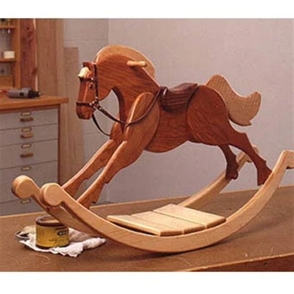 Woodworking Project Paper Plan to Build Playroom Palomino Rocking Horse