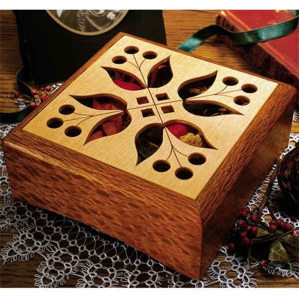 Woodworking Project Paper Plan to Build Potpourri Box