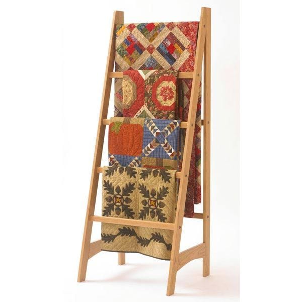 Woodworking Project Paper Plan to Build Quilt Ladder