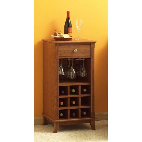 Woodworking Project Paper Plan to Build Ready-to-Serve Wine Cabinet