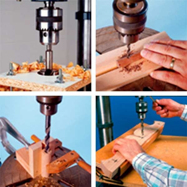 Woodworking Project Paper Plan to Build Seven Drill-Press Jigs