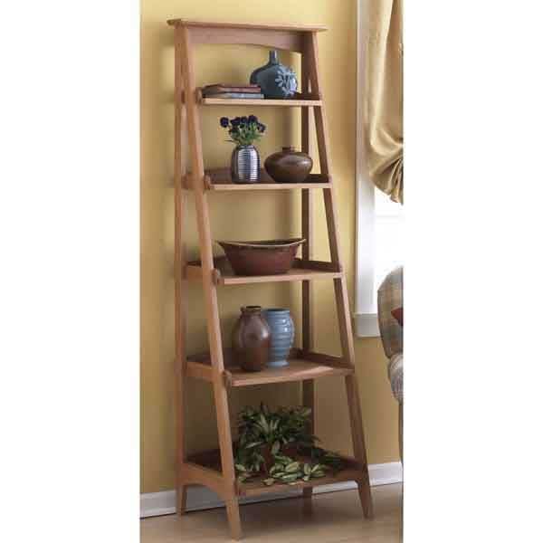 Woodworking Project Paper Plan to Build Shelves with a Fresh Slant