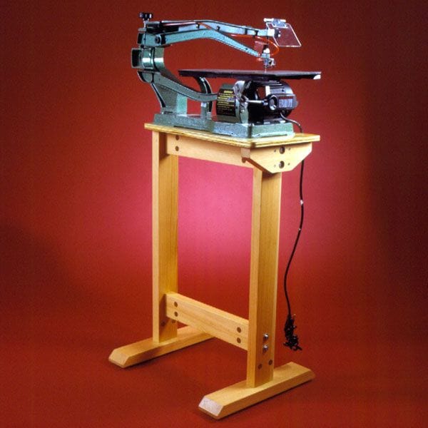 Woodworking Project Paper Plan to Build Super-Sturdy Scrollsaw Stand