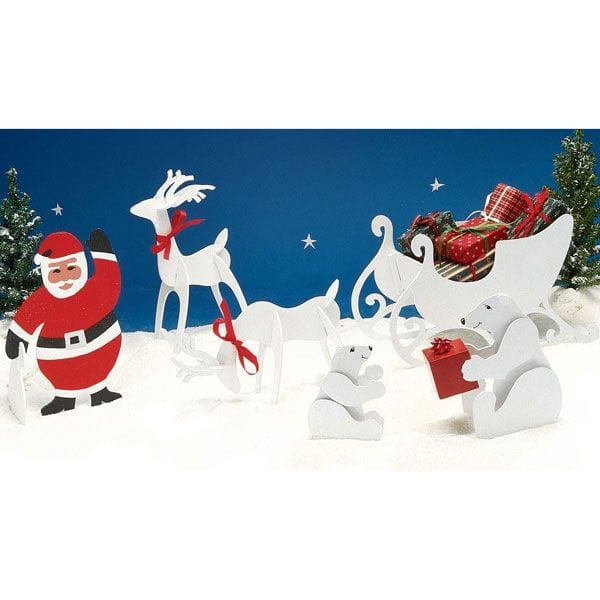 Woodworking Project Paper Plan to Build Tabletop Christmas Figures